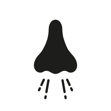 recommend clip art: Runny Nose Blowing Black Silhouette Icon. Nasal Rhinitis Ill Symptom Glyph Pictogram. Cold Flu Virus Flat Symbol. Allergy Nose Infection. Allergic Respiratory Sickness. Isolated Vector Illustration