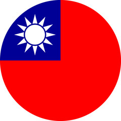 Taiwan. Vector. Accurate dimensions, element proportions and colors.