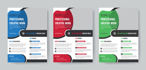 A4 Corporate Business Flyer Design Template