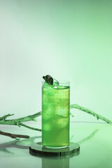 Gin cocktail Neon planet