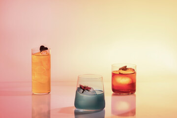 Assorted cocktails