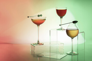 Assorted cocktails