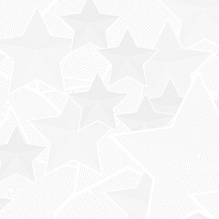 Classic star line vector pattern background.