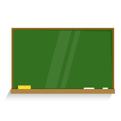 Empty school green board