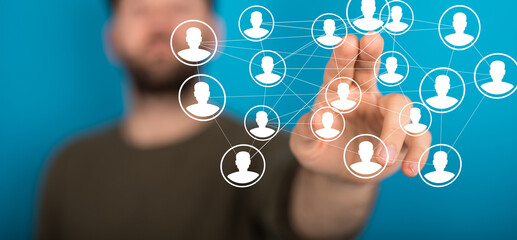 Global network. Blockchain. 3D illustration. Neural networks and artificial intelligence. Abstract