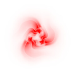 Abstract red energy vortex element