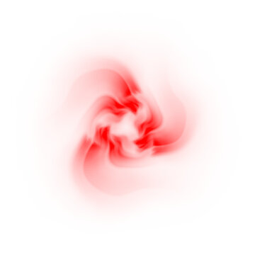 Abstract Red Energy Vortex Element