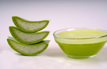 Aloe Vera very useful herbal medicine for skin treatment and use in spa for skin care.
