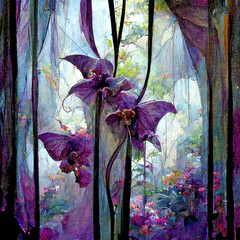 vampire flowers violet
