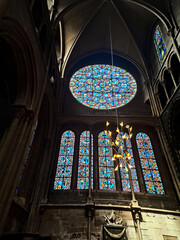 Dijon, August 2022 - Visit the beautiful city of Dijon through its various religious monuments