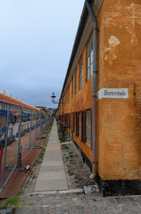 Historic street in copenhagen