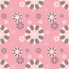 Floral pattern. Pastel colors. Printed fabric, fabric pattern,