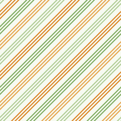 Green and brown oblique lines seamless pattern.