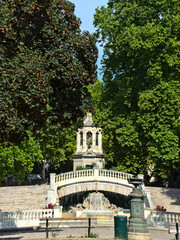 Obraz premium Dijon, August 2022 - Visit the beautiful city of Dijon through the Darcy Garden