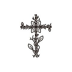 church cross tattoo