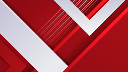 Red and white abstract background