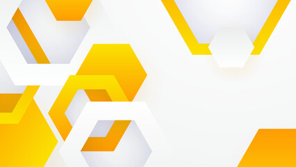 Abstract yellow geometric shapes vector technology background, for design brochure, website, flyer. Geometric red geometric shapes wallpaper for poster, certificate, presentation, landing page