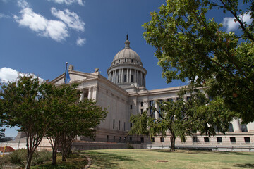 Oklahoma state capitol building in Oklahoma City, Oklahoma.