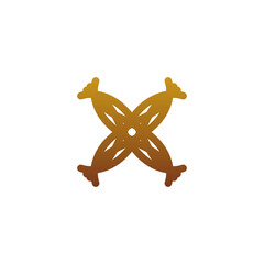 company logo with abstract concept