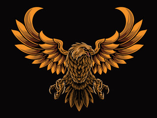 eagle vector design, color editable