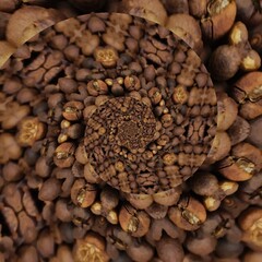 coffee beans background