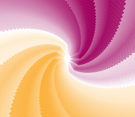 vector colorful abstract cyber background modern geometric wallpaper Elegant yellow red glow dots from the whirlpool tunnel.
