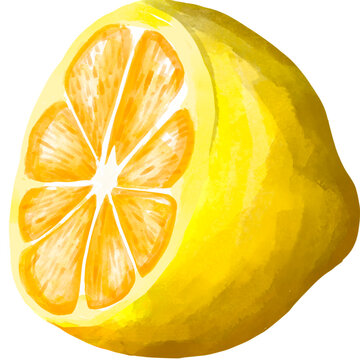 Lemon Watercolor 