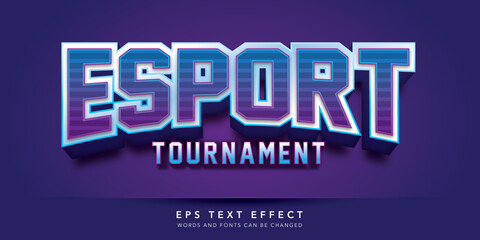 sport 3d editable text effect