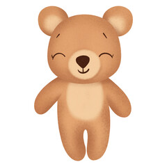 Cute bear cartoon design character