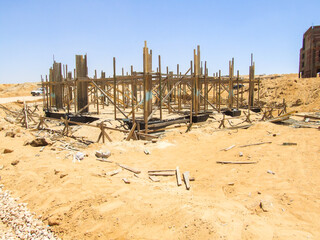 Editorial construction Photo, shot is selective focus with shallow depth of field. Photo taken at...