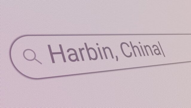 Search Bar Harbin China 
Close Up Single Line Typing Text Box Layout Web Database Browser Engine Concept