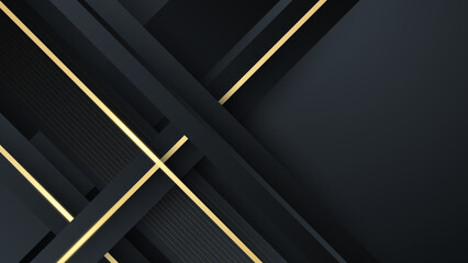 Black gold background