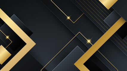 Black gold background