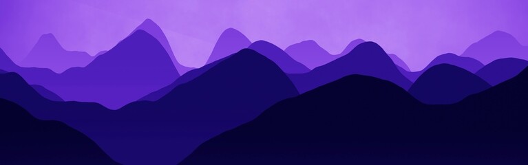 modern hills ridges in the dark time digital drawn background or texture illustration