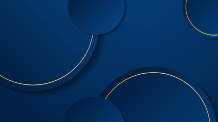 Abstract blue and gold background