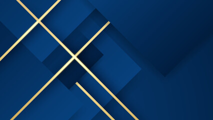 Abstract blue and gold background