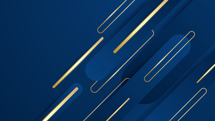 Abstract blue and gold background