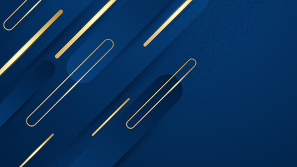 Abstract blue and gold background