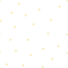 Fototapeta na wymiar Seamless pattern with yellow stars.