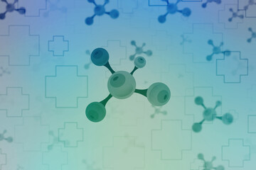 Fototapeta premium Medical and Health care concept background, Medical Science, Biotechnology concept background