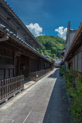 古い町並みを残す静かなたけはら町並み保存地区