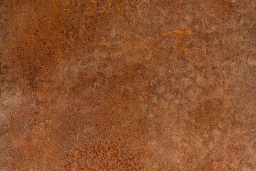 Background texture of a rusty metal sheet.