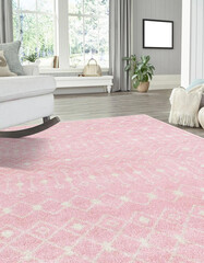 living area walls design rug