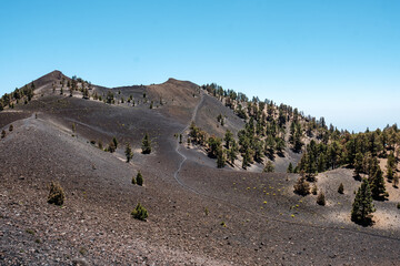 volcanic landscape on the canary islands