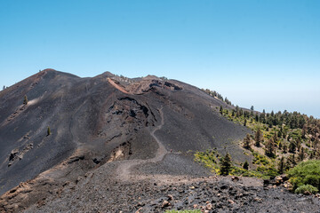 volcanic landscape on la palma