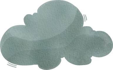 watercolor cloud