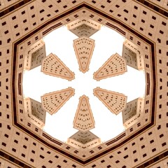 Brown background mosque