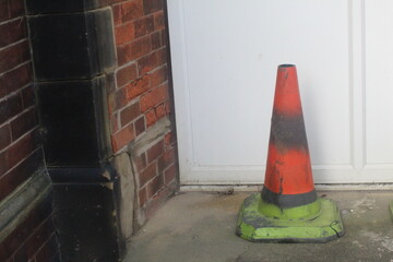 cone in the street