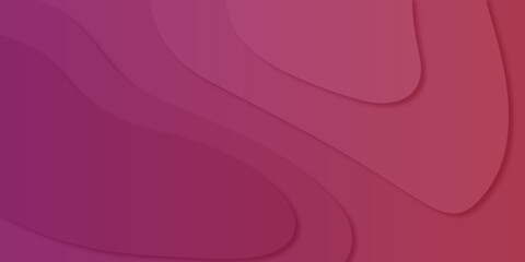 Abstracts colorful papercut background. Abstract realistic paper cut decoration textured with wavy layers. Geometric cut paper pink luxury background with gold elements, topography map concept.