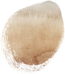 brown watercolor stain brush stroke frame isolated ,brown coffee watercolor png file clipart